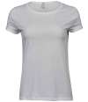 T5063 5063 Tee Jays Ladies Roll-Up T-Shirt White colour image
